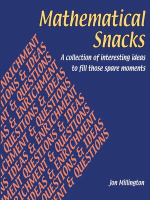 cover image of Mathematical Snacks